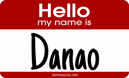 Hello my name is Danao png download
