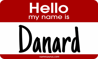 Hello my name is Danard png download