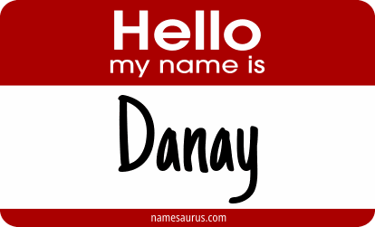 Hello my name is Danay png download