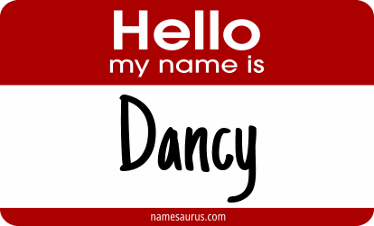 Hello my name is Dancy png download