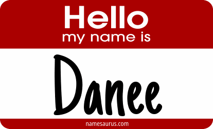 Hello my name is Danee png download