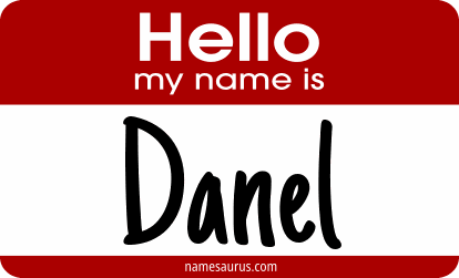 Hello my name is Danel png download