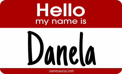 Hello my name is Danela png download