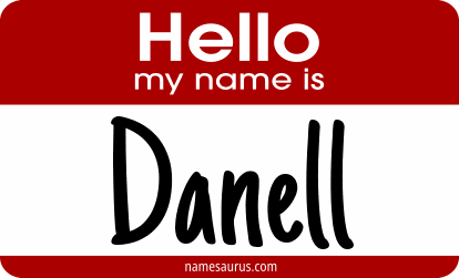 Hello my name is Danell png download