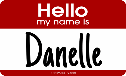Hello my name is Danelle png download