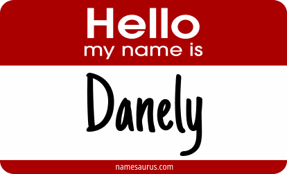 Hello my name is Danely png download