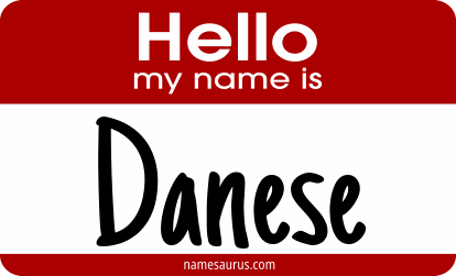 Hello my name is Danese png download