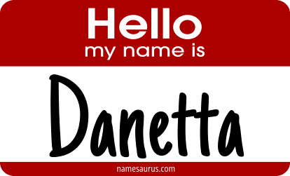 Hello my name is Danetta png download