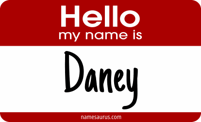 Hello my name is Daney png download