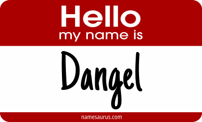 Hello my name is Dangel png download