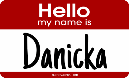 Hello my name is Danicka png download