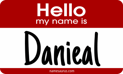 Hello my name is Danieal png download