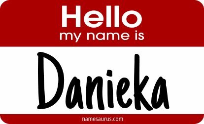 Hello my name is Danieka png download