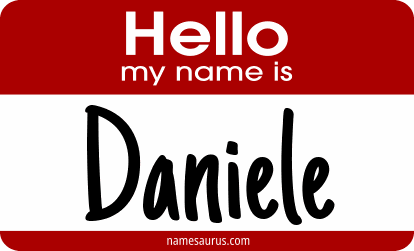 Hello my name is Daniele png download