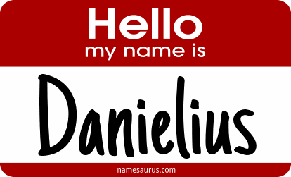 Hello my name is Danielius png download