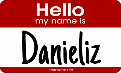 Hello my name is Danieliz png download