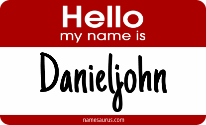 Hello my name is Danieljohn png download