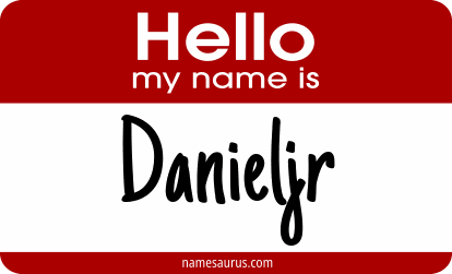 Hello my name is Danieljr png download