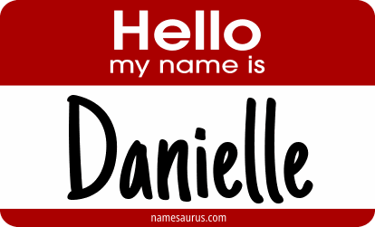 Hello my name is Danielle png download