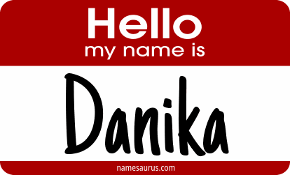 Hello my name is Danika png download