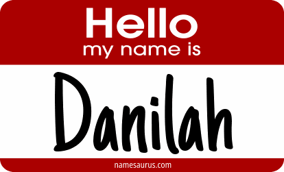 Hello my name is Danilah png download