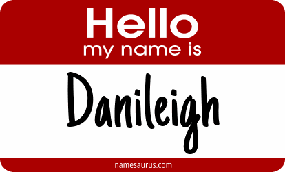 Hello my name is Danileigh png download