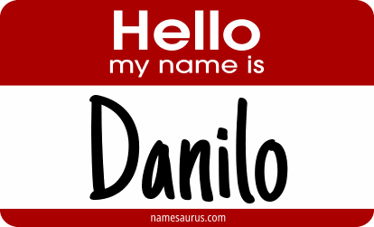 Hello my name is Danilo png download