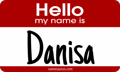 Hello my name is Danisa png download