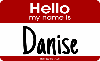 Hello my name is Danise png download