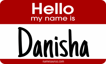 Hello my name is Danisha png download