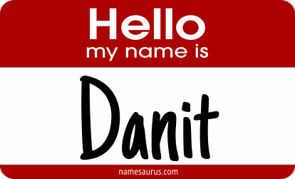 Hello my name is Danit png download