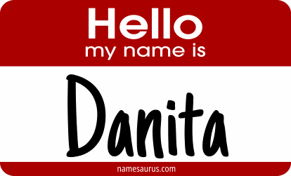 Hello my name is Danita png download