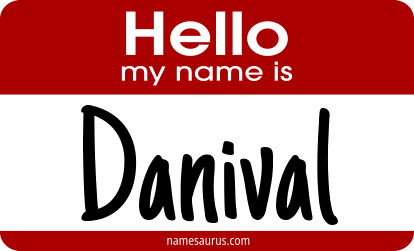 Hello my name is Danival png download