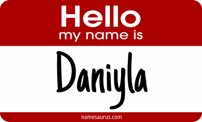 Hello my name is Daniyla png download