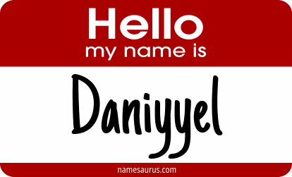 Hello my name is Daniyyel png download