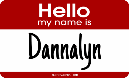Hello my name is Dannalyn png download