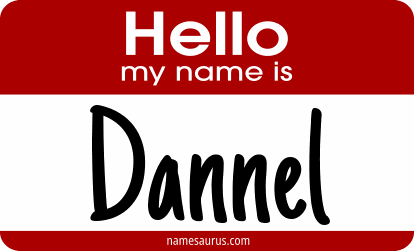 Hello my name is Dannel png download