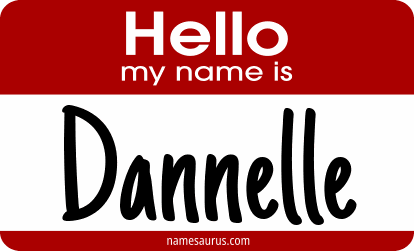 Hello my name is Dannelle png download