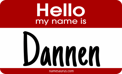 Hello my name is Dannen png download