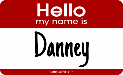 Hello my name is Danney png download