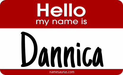 Hello my name is Dannica png download