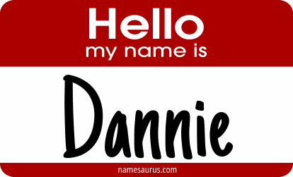 Hello my name is Dannie png download