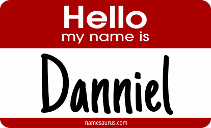 Hello my name is Danniel png download