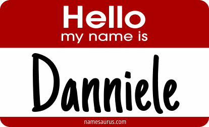 Hello my name is Danniele png download
