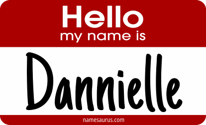 Hello my name is Dannielle png download
