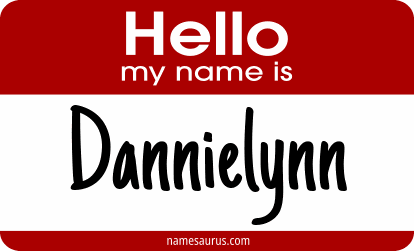 Hello my name is Dannielynn png download