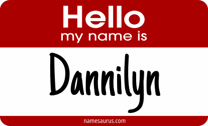 Hello my name is Dannilyn png download
