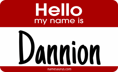 Hello my name is Dannion png download