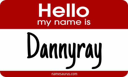 Hello my name is Dannyray png download