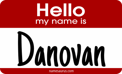 Hello my name is Danovan png download